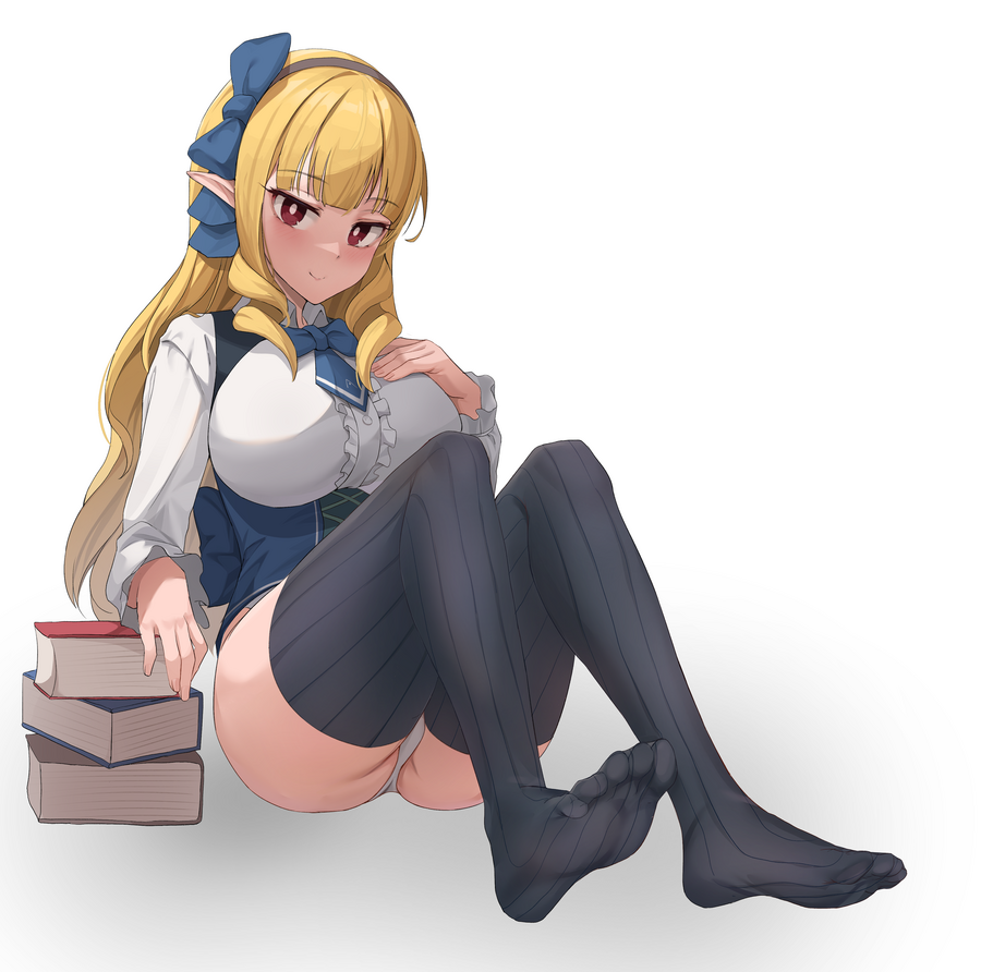 리에 유리엘 - Thigh High Socks.png