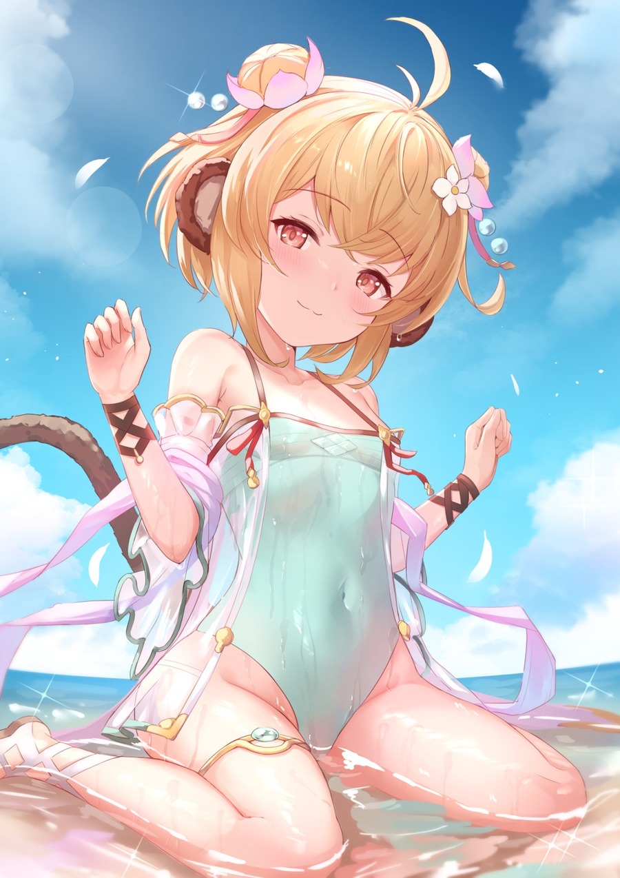 yande.re 756027 sample andira_(granblue_fantasy) animal_ears garter granblue_fantasy kimblee loli see_through swimsuits tai.jpg