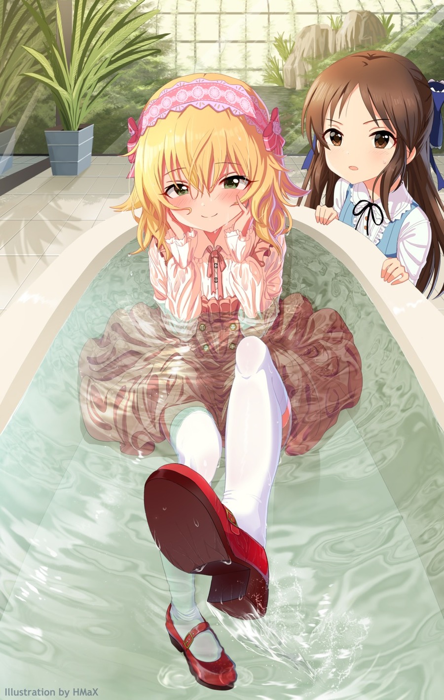 yande.re 690410 sample bathing dress heels hmax loli lolita_fashion sakurai_momoka_(idolm@ster) skirt_lift tachibana_arisu .jpg