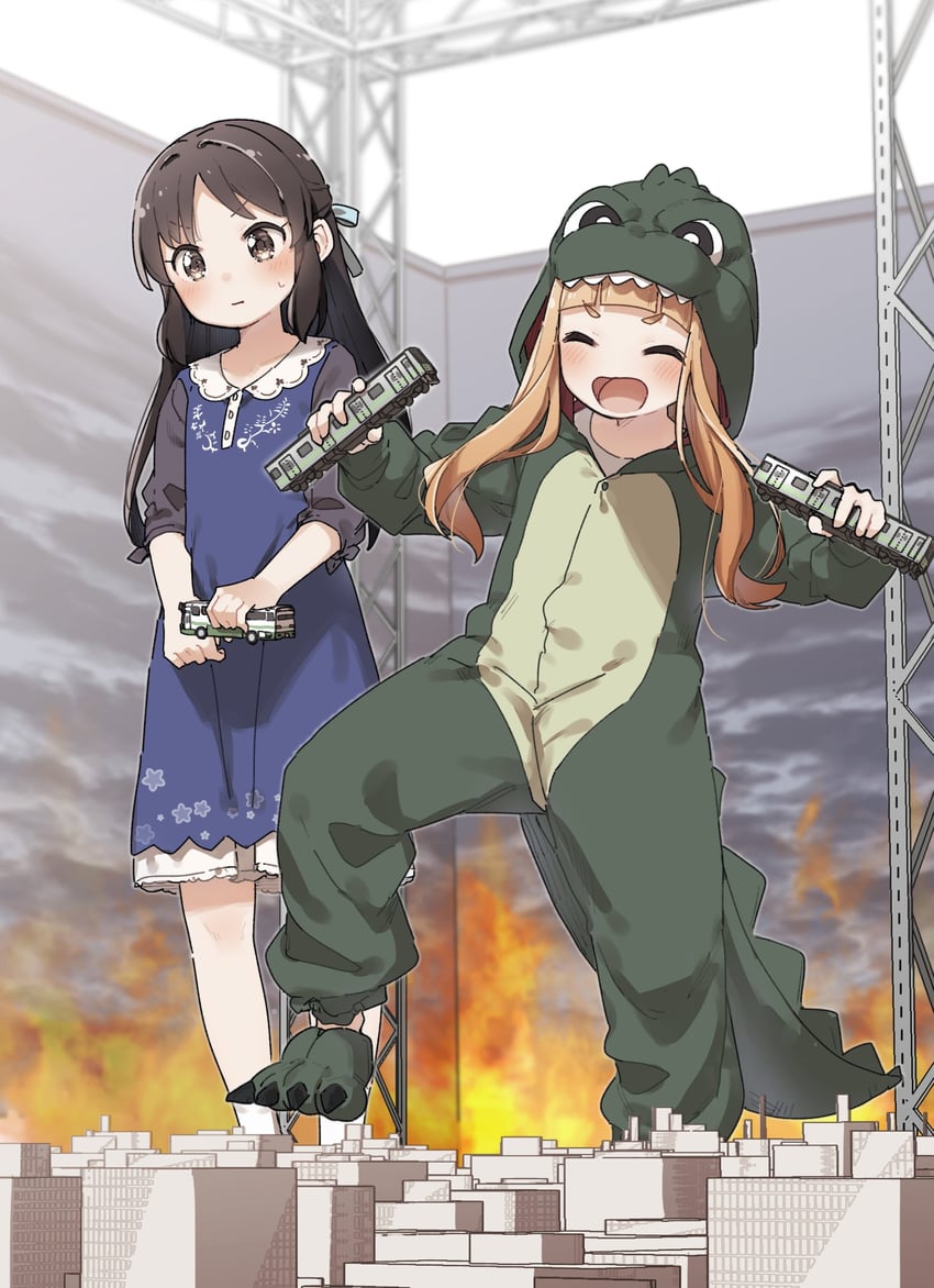 tachibana_arisu_ichihara_nina_and_godzilla_idolmaster_and_2_more_drawn_by_yukie_kusaka_shi_sample-9677dc2de2a5b6572abd42c99.jpg