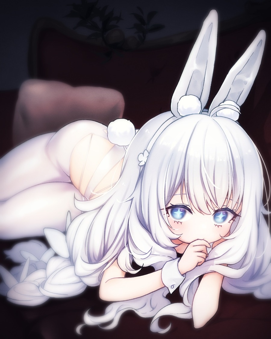 yande.re 859864 sample animal_ears azur_lane bunny_ears bunny_girl le_malin_(azur_lane) loli noko pantyhose tail.jpg