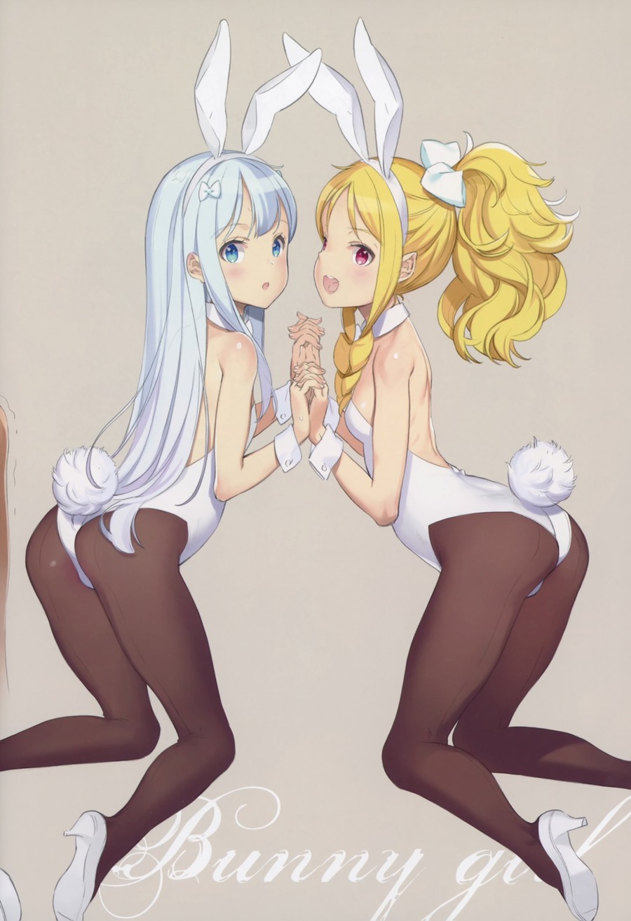 yande.re 406314 sample animal_ears ass bunny_ears bunny_girl eromanga-sensei heels izumi_sagiri loli oyari_ashito pantyhose.jpg