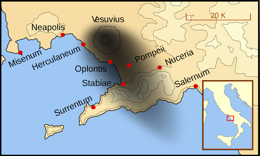 Plan Bay of Naples 2007 Vesuvius ash distibution 79 AD eruption.jpg
